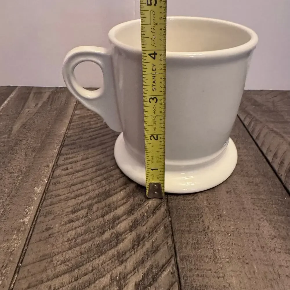 ANTHROPOLOGIE Coffee Mug Monogram Letter Initial 